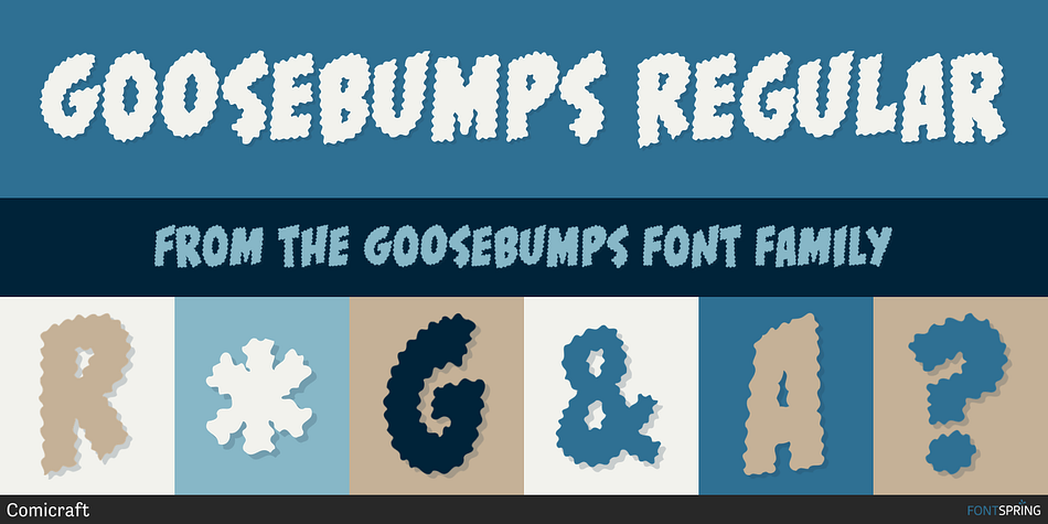 Goosebumps Regular Font