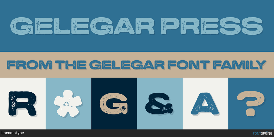 Gelegar Press Font