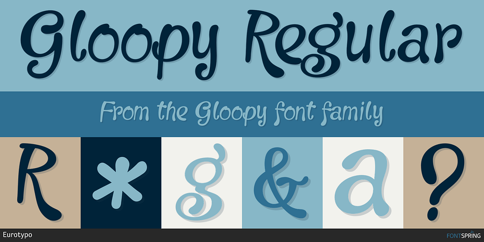 Gloopy Regular Font