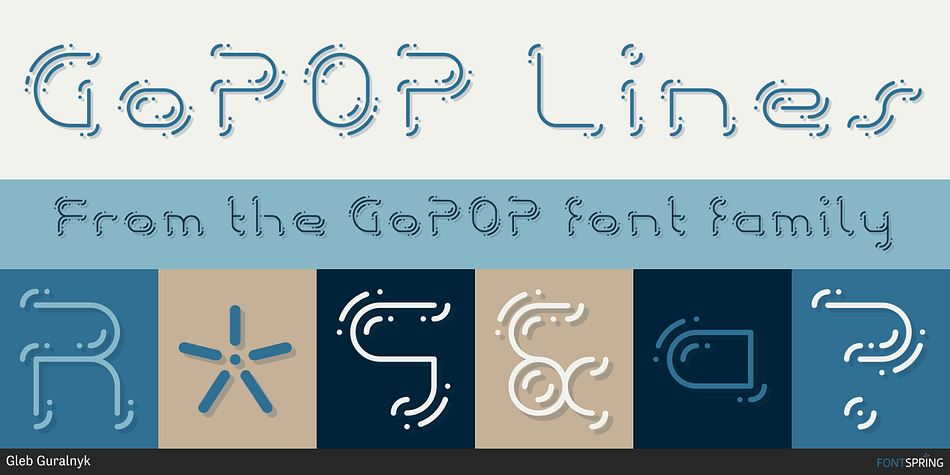 GoPOP Lines Font