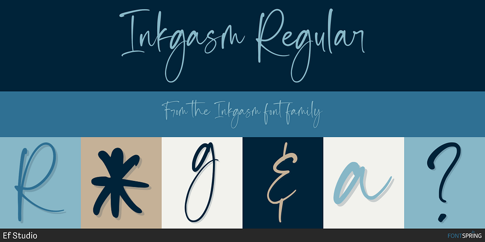 Inkgasm Regular Font