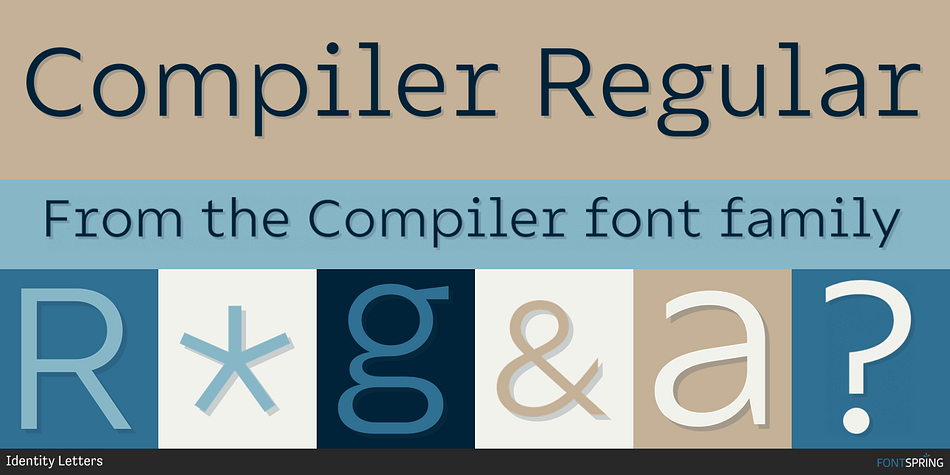 Compiler Regular Font