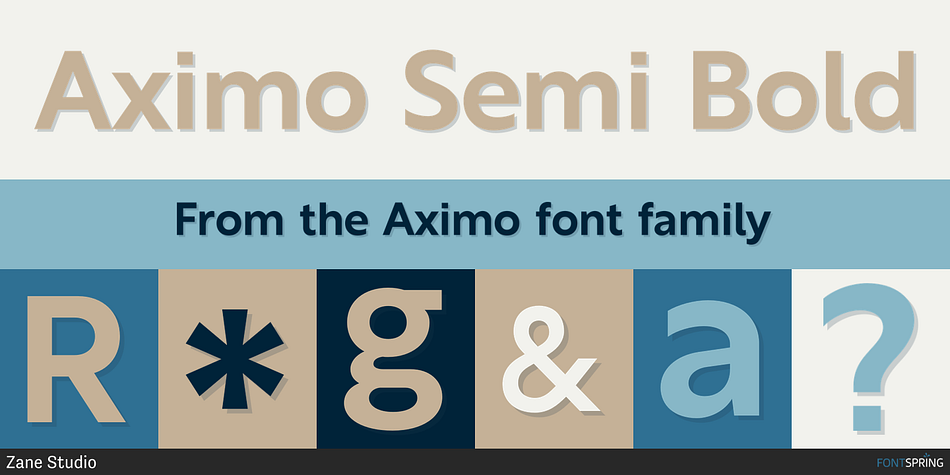 Aximo Semi Bold Font