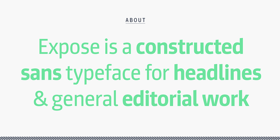 It looks like it has taken letterforms drafted by engineers and crossed these with avant-garde remixes of typewriter faces.