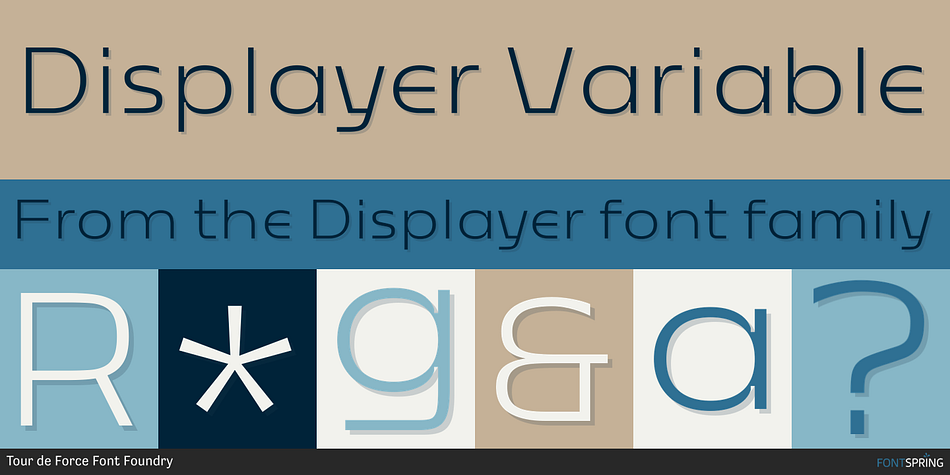 Displayer Variable Font