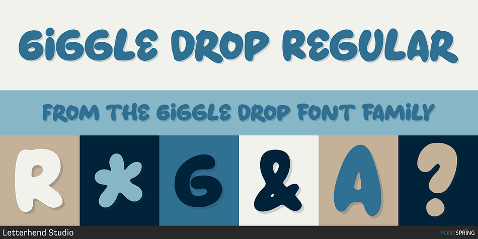 Giggle Drop Regular Font