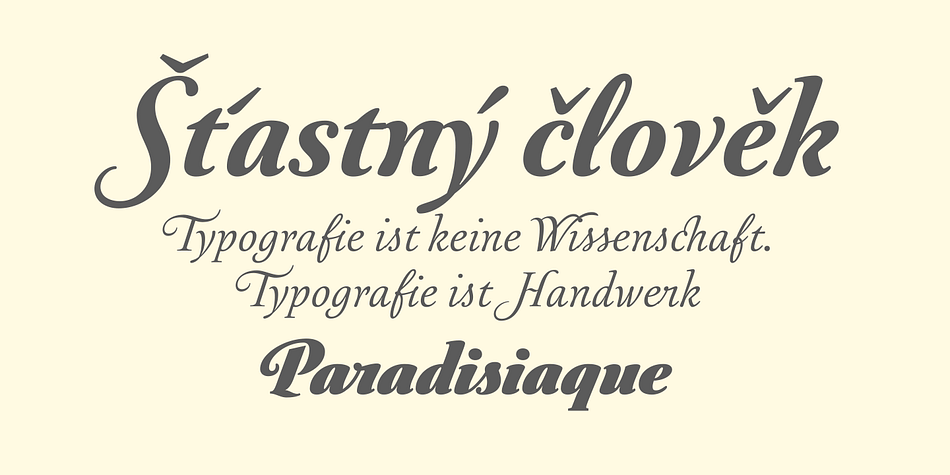 Australis Pro Swash is a three font, display serif family by Latinotype.