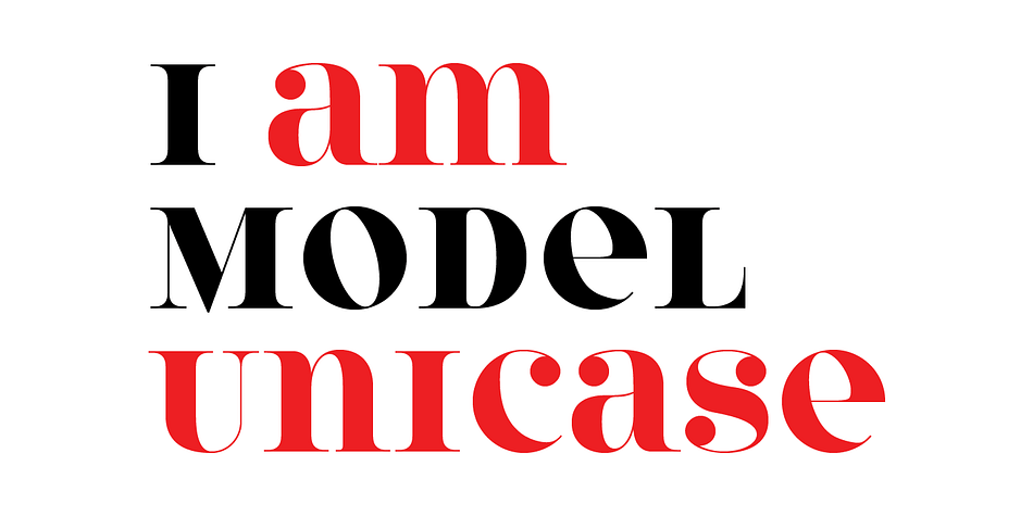 Displaying the beauty and characteristics of the Model 4F font family.