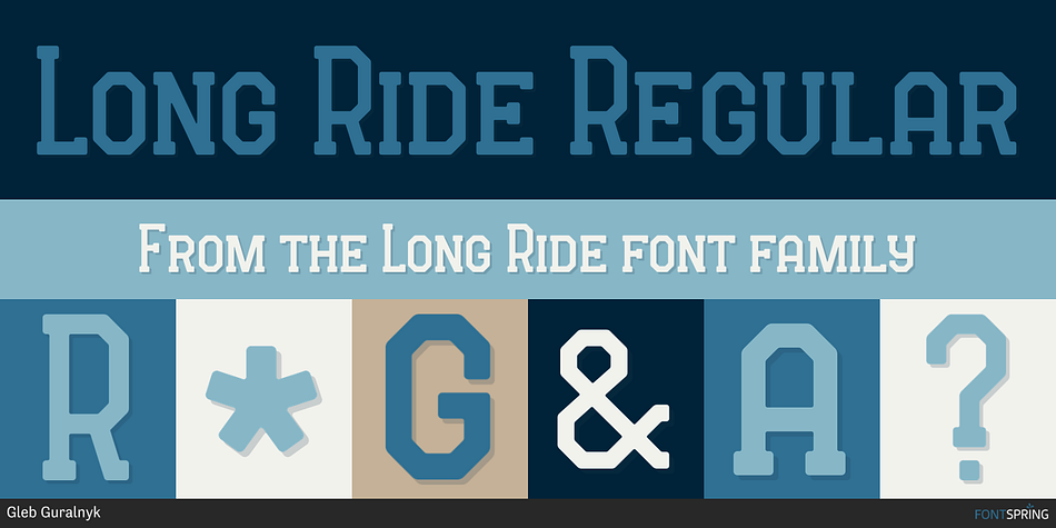 Long Ride Regular Font