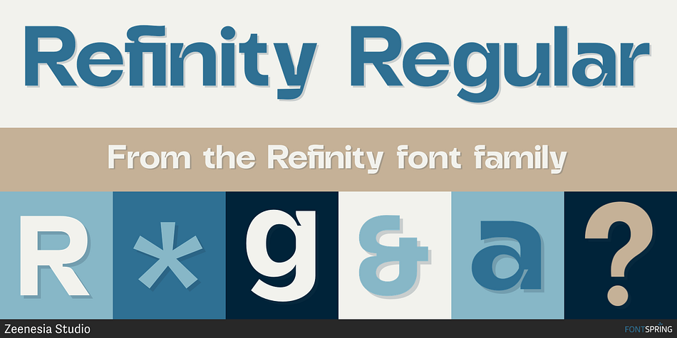 Refinity Regular Font