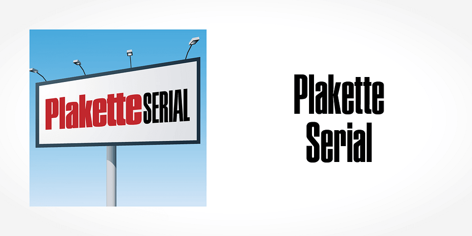 Displaying the beauty and characteristics of the Plakette Serial font family.