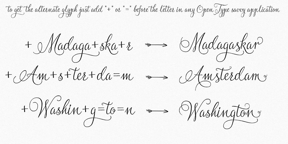 Jasminum contains over 700 glyphs.