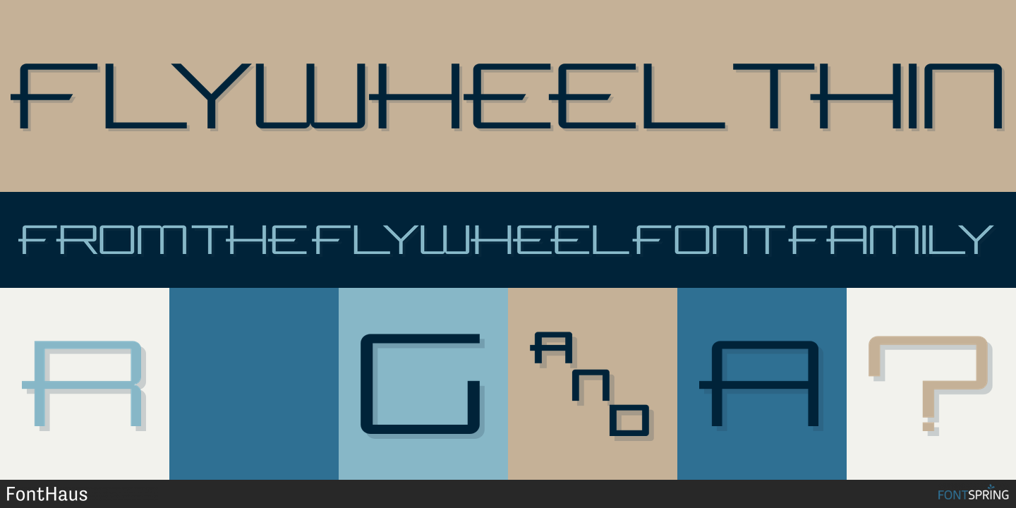 Fonts similar to Flywheel