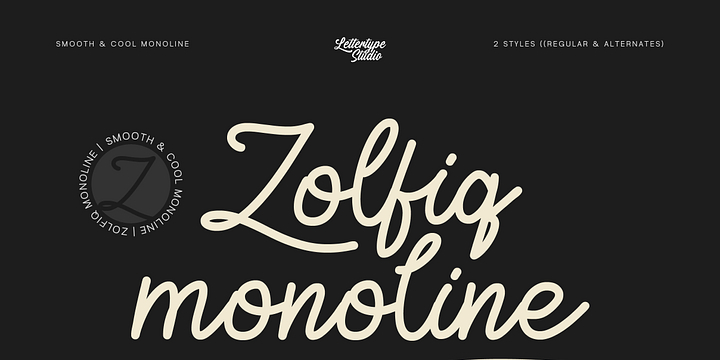 Zolfiq font family by Lettertype Studio