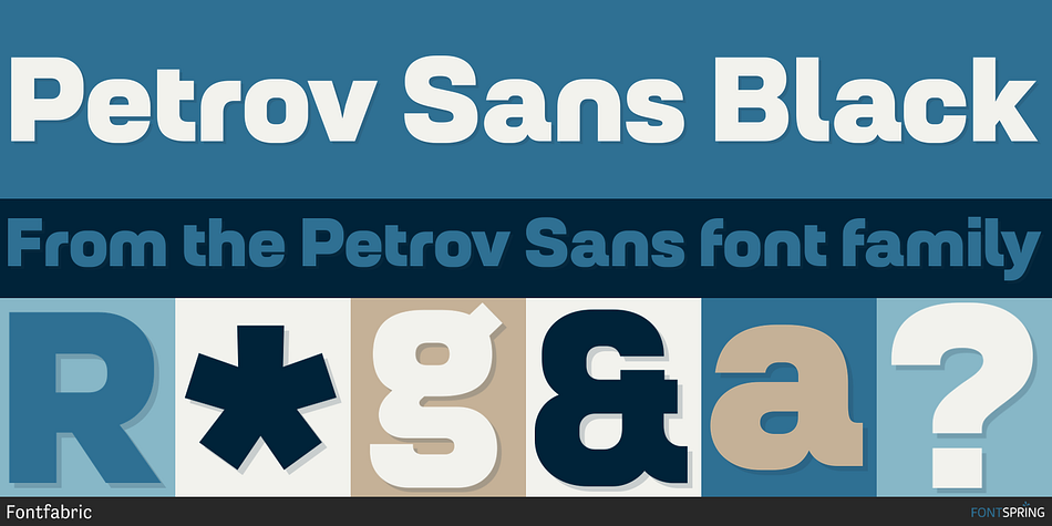 Petrov Sans Black Font