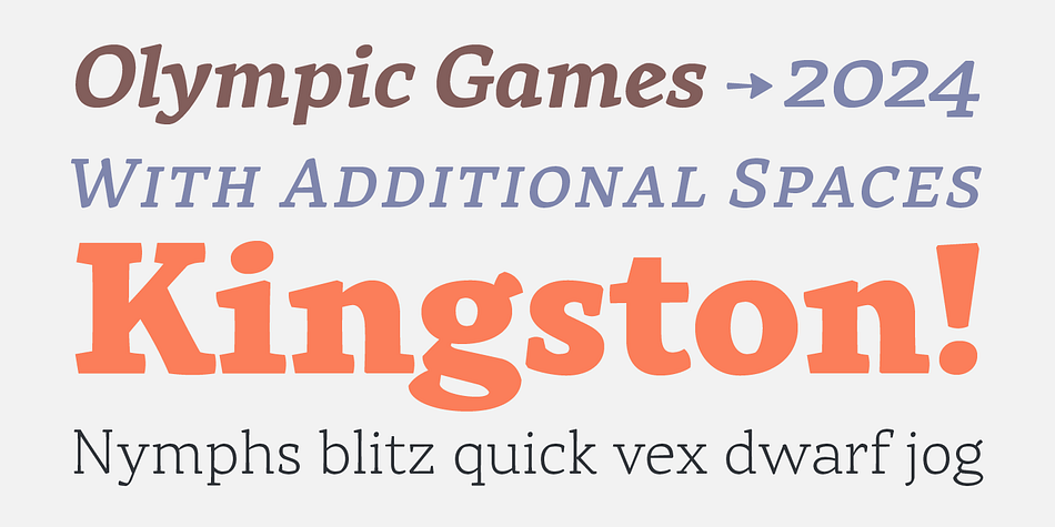 All these typographic tokens gives Rival a modern and contemporary aspect for all kinds of graphic projects.
