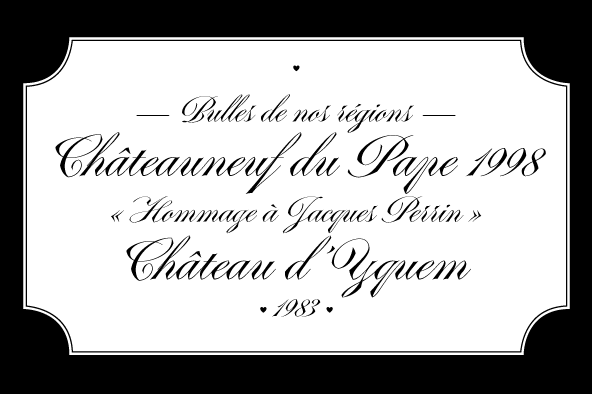 Vicomte FY font family example.