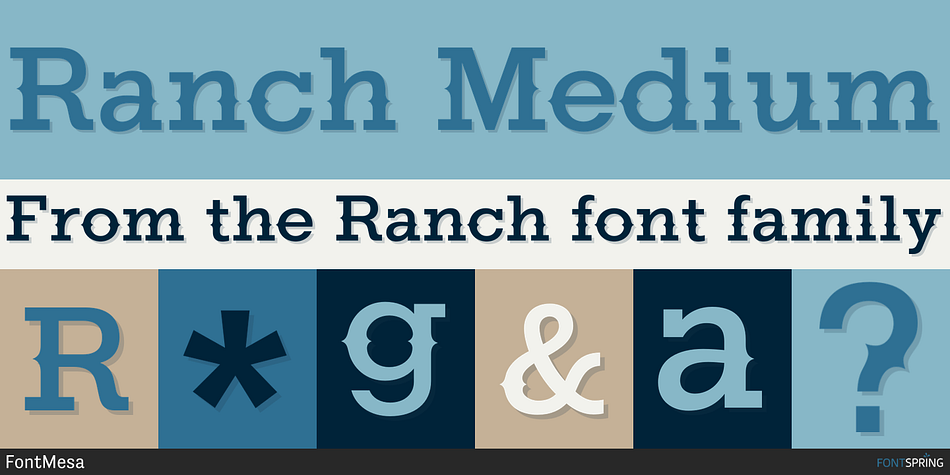 Ranch Medium Font