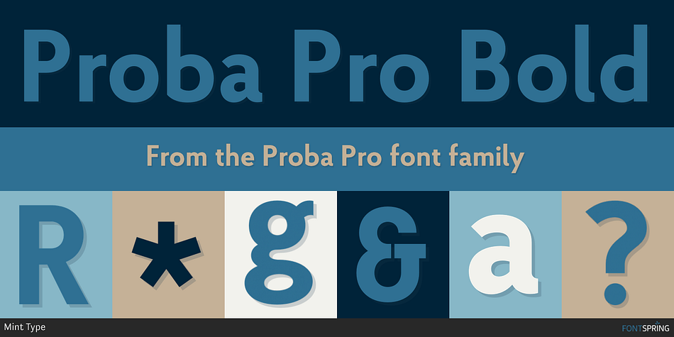 Proba Pro Bold Font