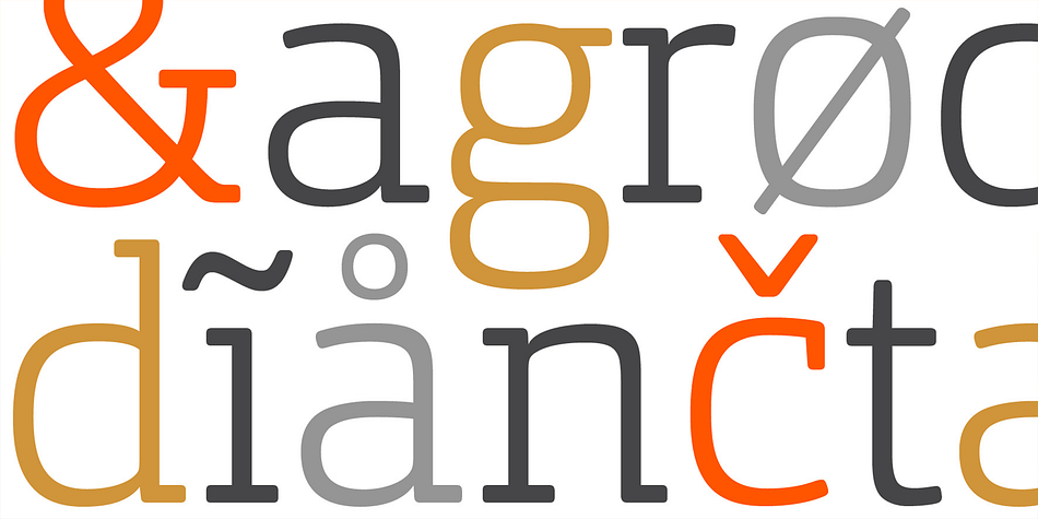 Displaying the beauty and characteristics of the Orgon Slab font family.