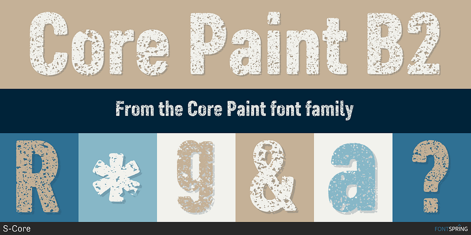 Core Paint B2 Font