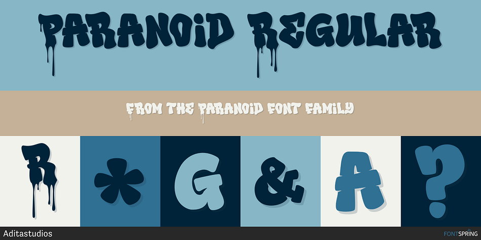 Paranoid Regular Font