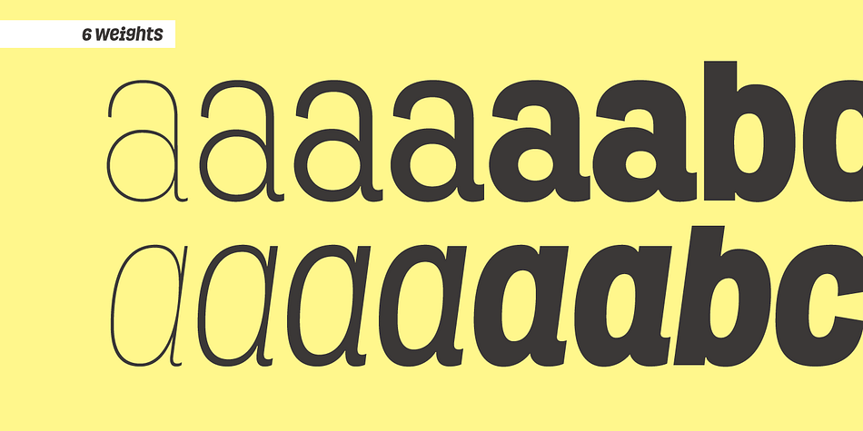 Highlighting the Grota font family.