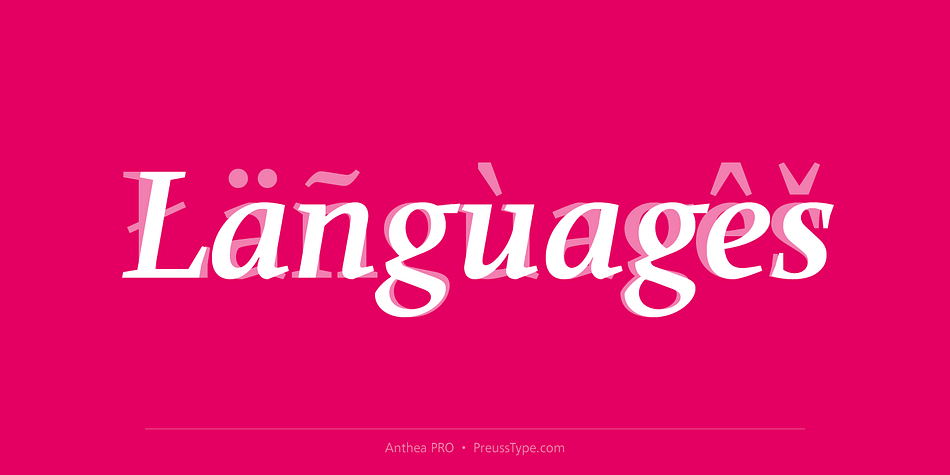 Anthea PRO Font