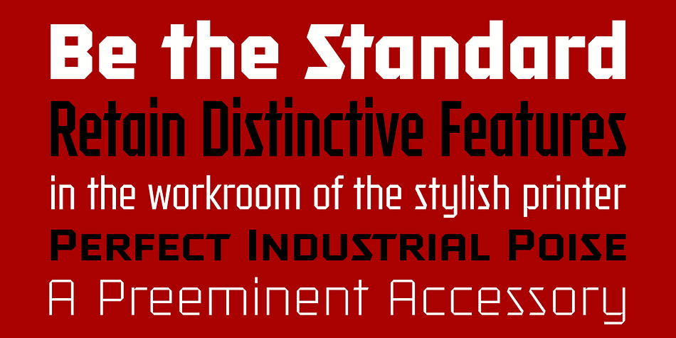 Displaying the beauty and characteristics of the Tradesman font family.
