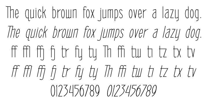 Highlighting the ABTS Oklahoma font family.