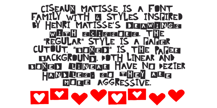 By cutting directly into the color Matisse created shapes with strong dynamics.