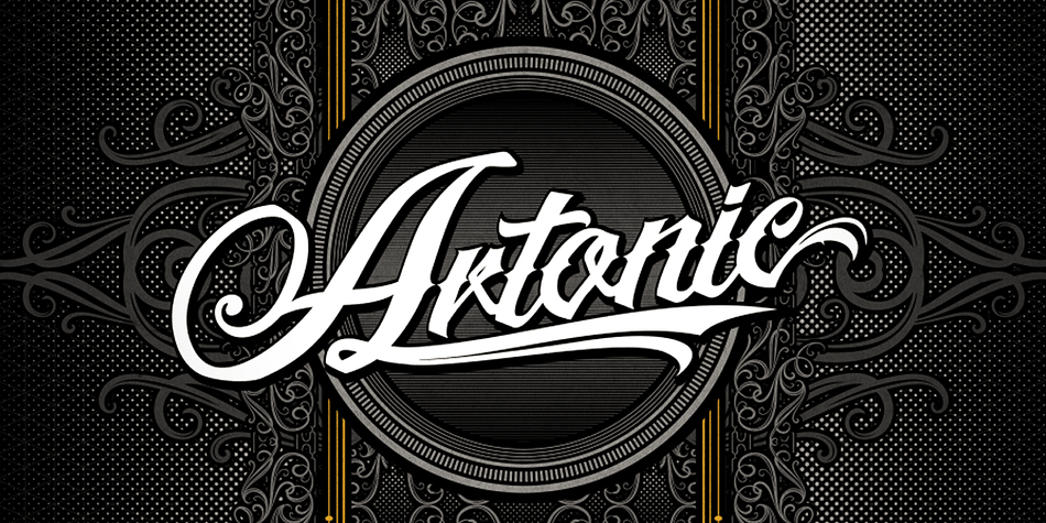 Artonic is a tattoo script typeface inspired by elegant script and sharp looking typeface.