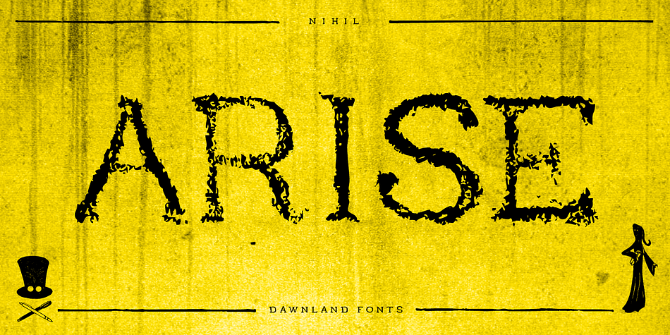 Inspired by classic serif fonts such as (adobe) Garamond, this pencil drawn typeface give your designs a unique and elegant, yet distressed look.
