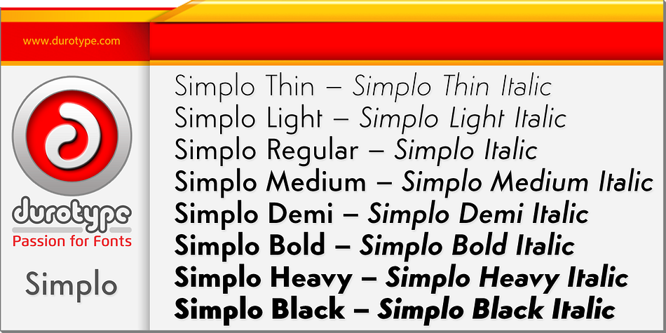 It is a tribute to the 1930s typeface Semplicità, designed by Nebiolo