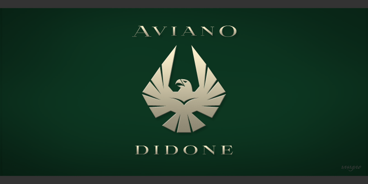 The Aviano series returns with a Didone or Modern face.