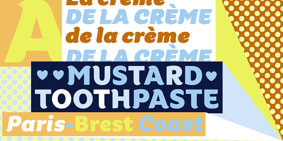 Emphasizing the favorited Kumiz FY font family.