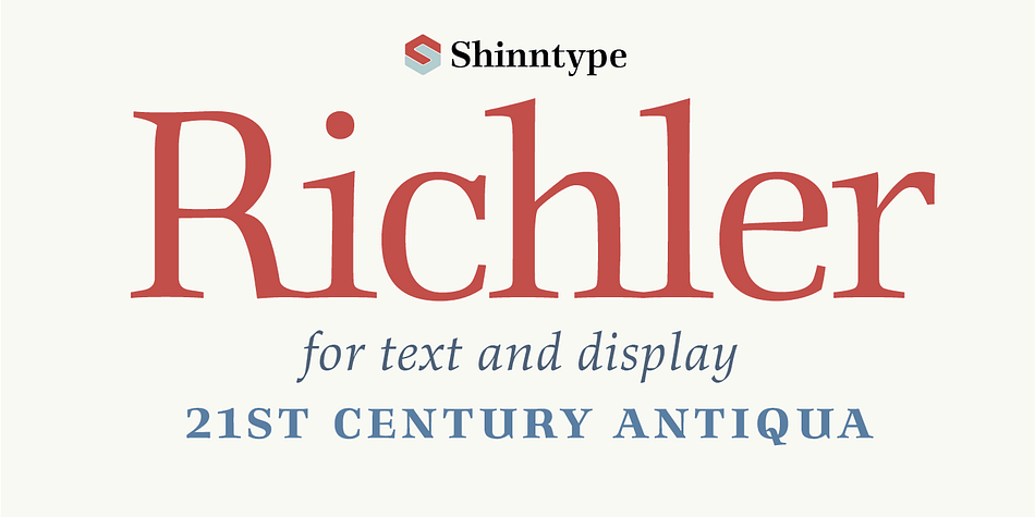 An open, evenly spaced book face designed for quality headlines and enhanced readability in text.