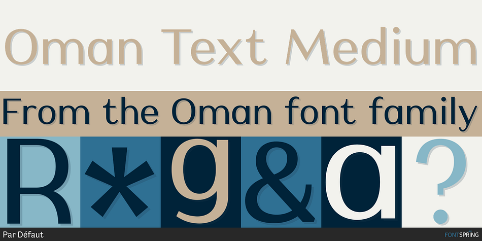 Oman Text Medium Font