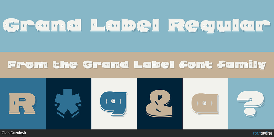 Grand Label Regular Font