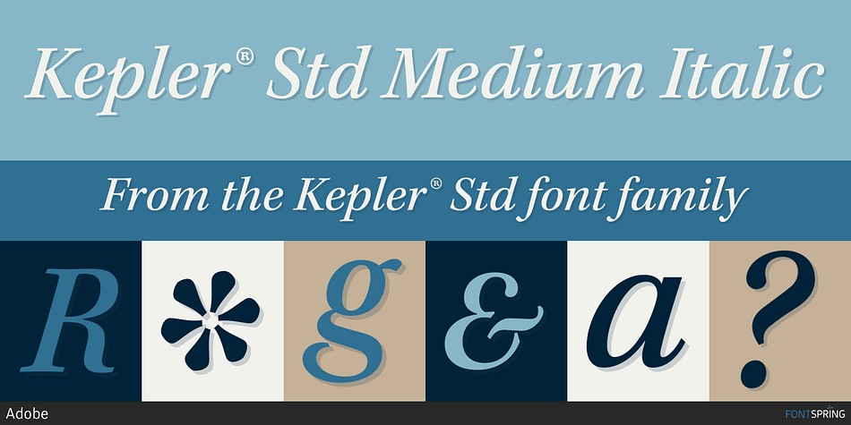 Kepler® Std Essentials Super Pack Font