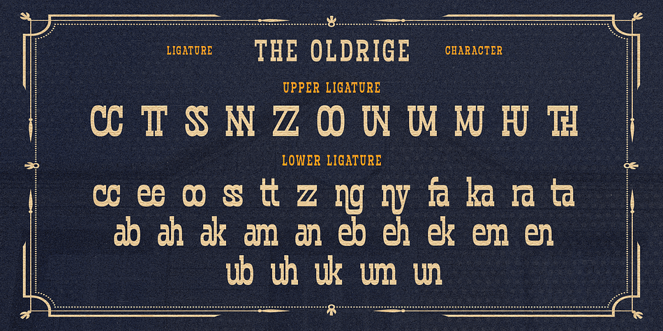 Oldridge Font