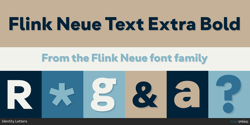 Flink Neue Text Extra Bold Font