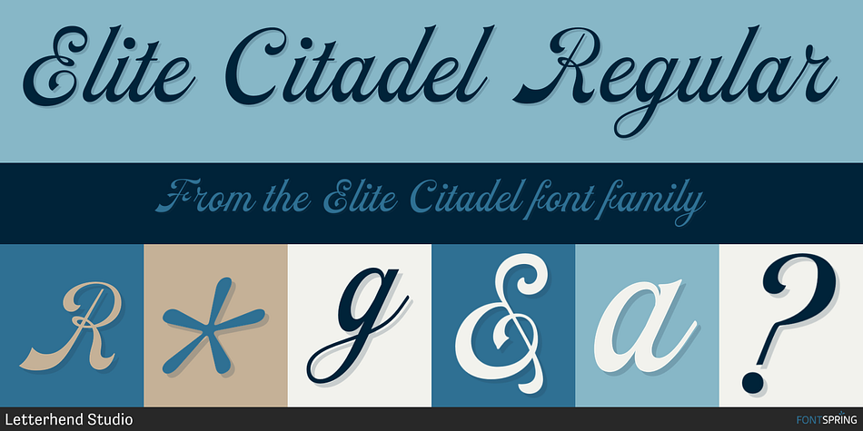 Elite Citadel Regular Font