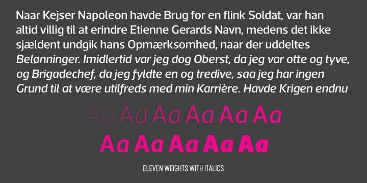 Acto is our first sans where the uppercase has the same height as the ascenders, so we decided to avoid common problems like the confusion between the I and the l, by drawing a curved l and we kept that spirit by removing the spurs on the b, g and q, resulting on a more warm typeface than Prelo, for instance.