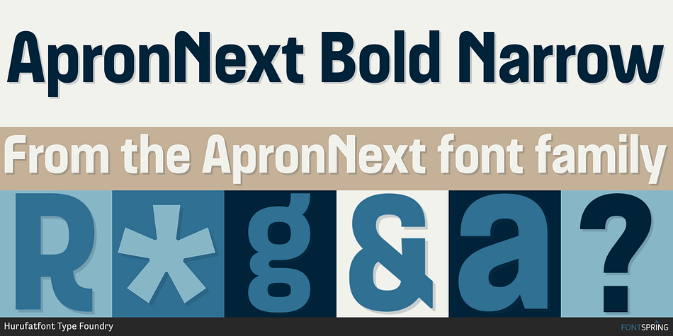 ApronNext Bold Narrow Font