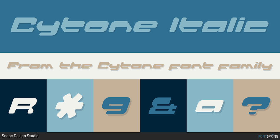 Cytone Italic Font