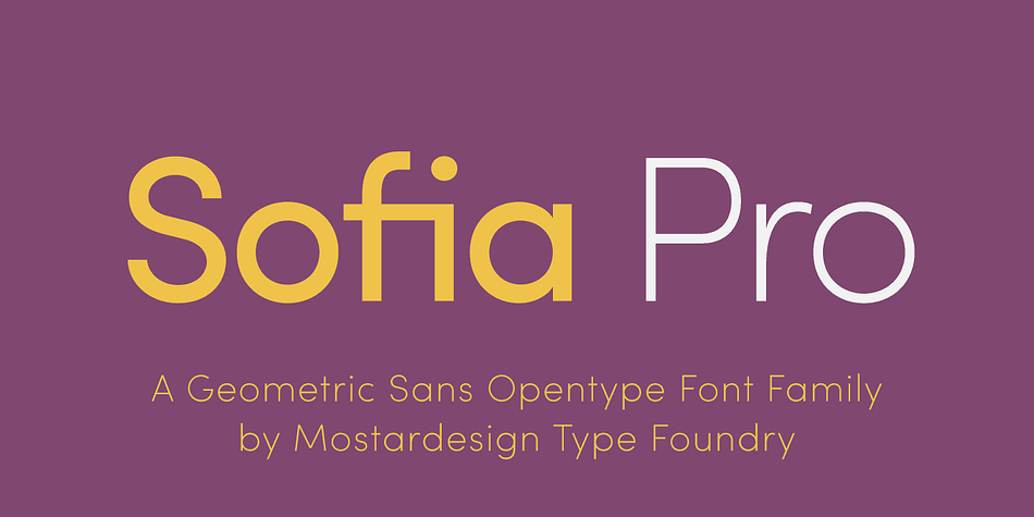 The goal of this new type was to create a sans serif font which give an impression of both modernism, harmony and roundness.