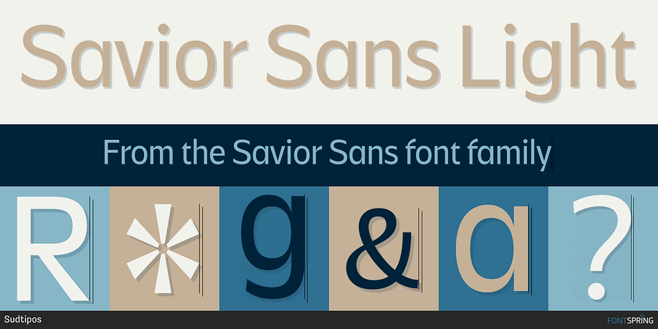 Savior Sans Light Font