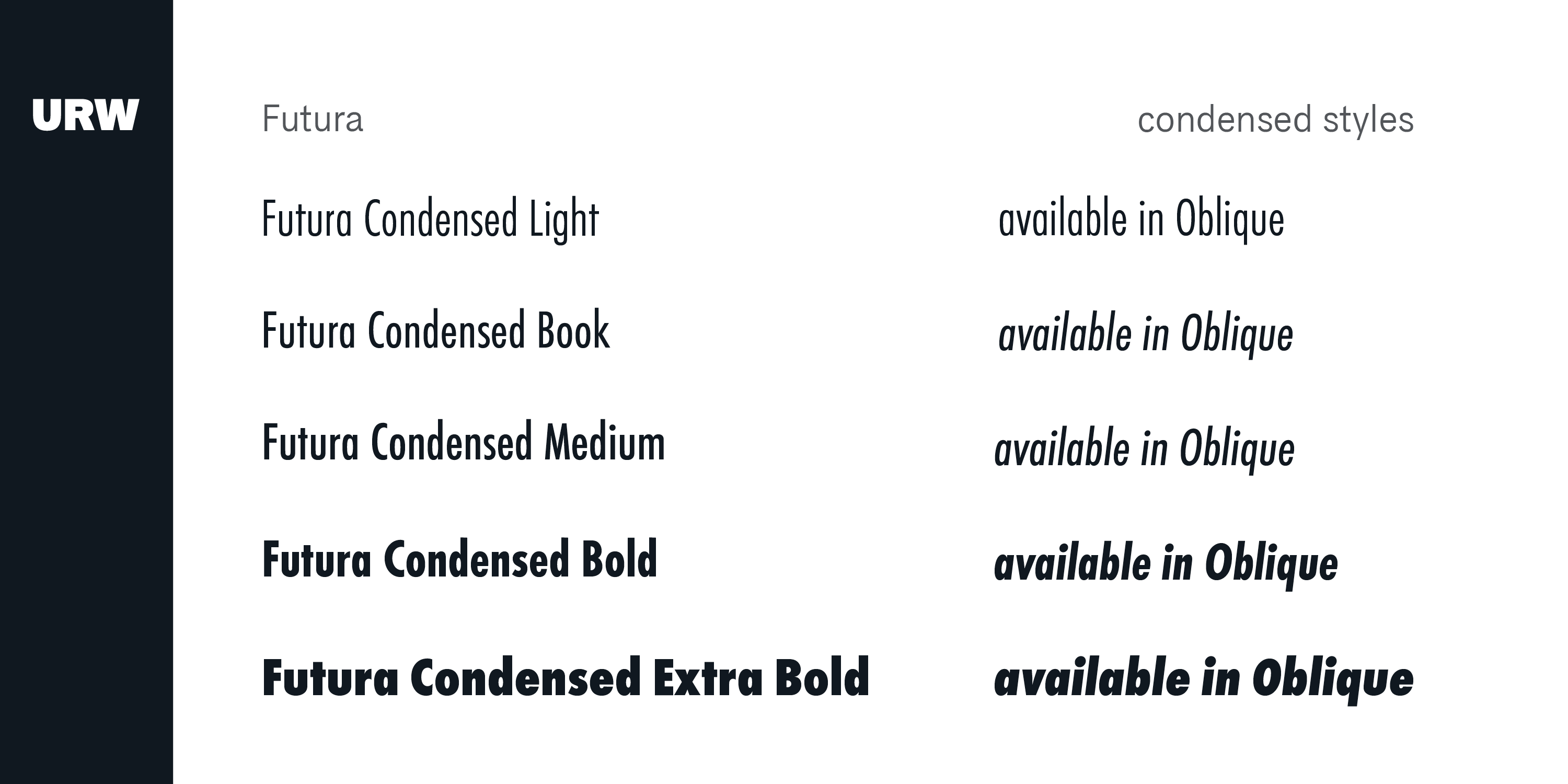 futura bold typeface