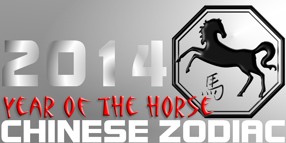 Displaying the beauty and characteristics of the ChineseZodiac font family.